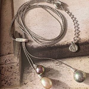 MAYORICA 1980 FAUX MULTI STRAND PEARLS NECKLACE